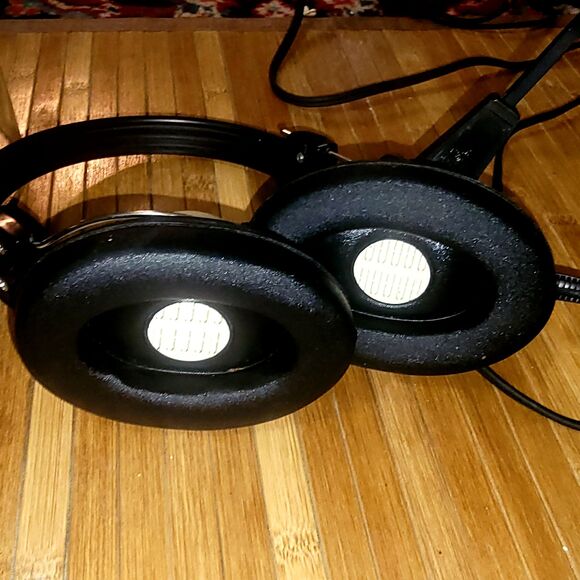 Vintage Bell & Howell Headphones w/ Mic Mono model 715305 Retro Ear-Cup Look New - Picture 14 of 16